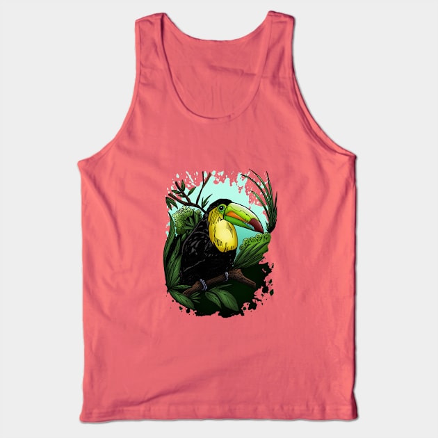 Toucan Tank Top by adamzworld